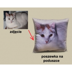 poszewka z wzorem